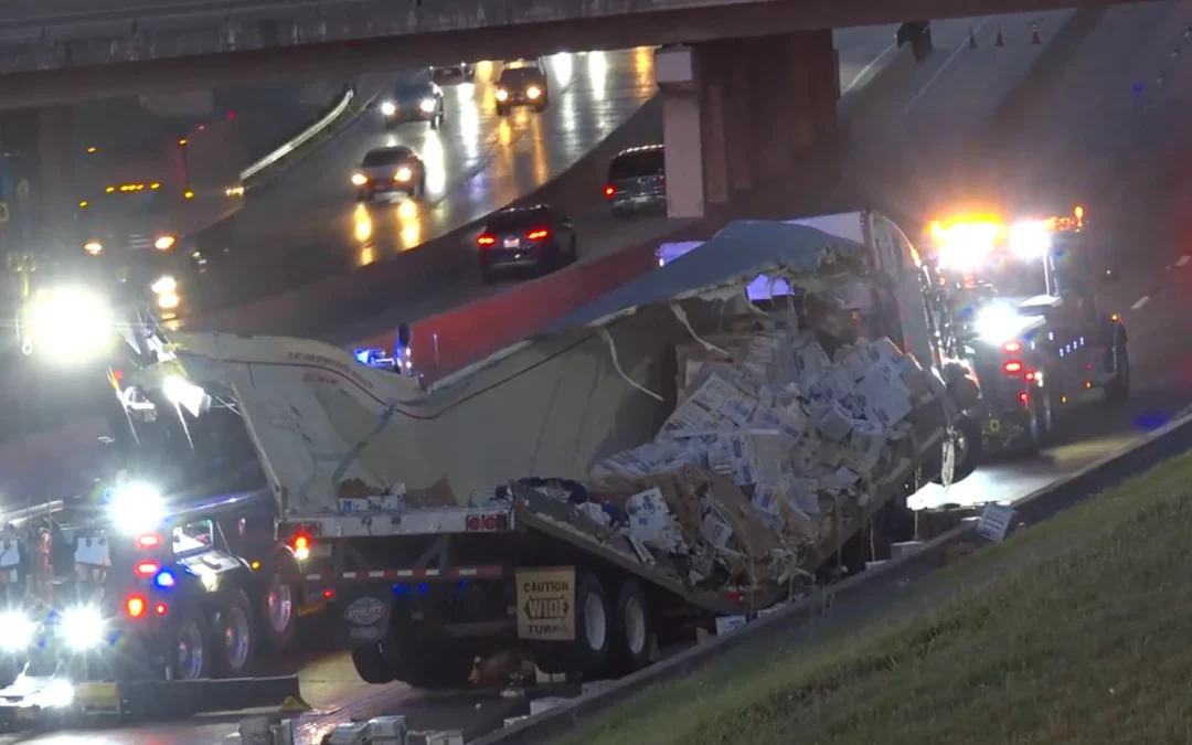 30,000 Pounds of Eggs Spilled on I-30