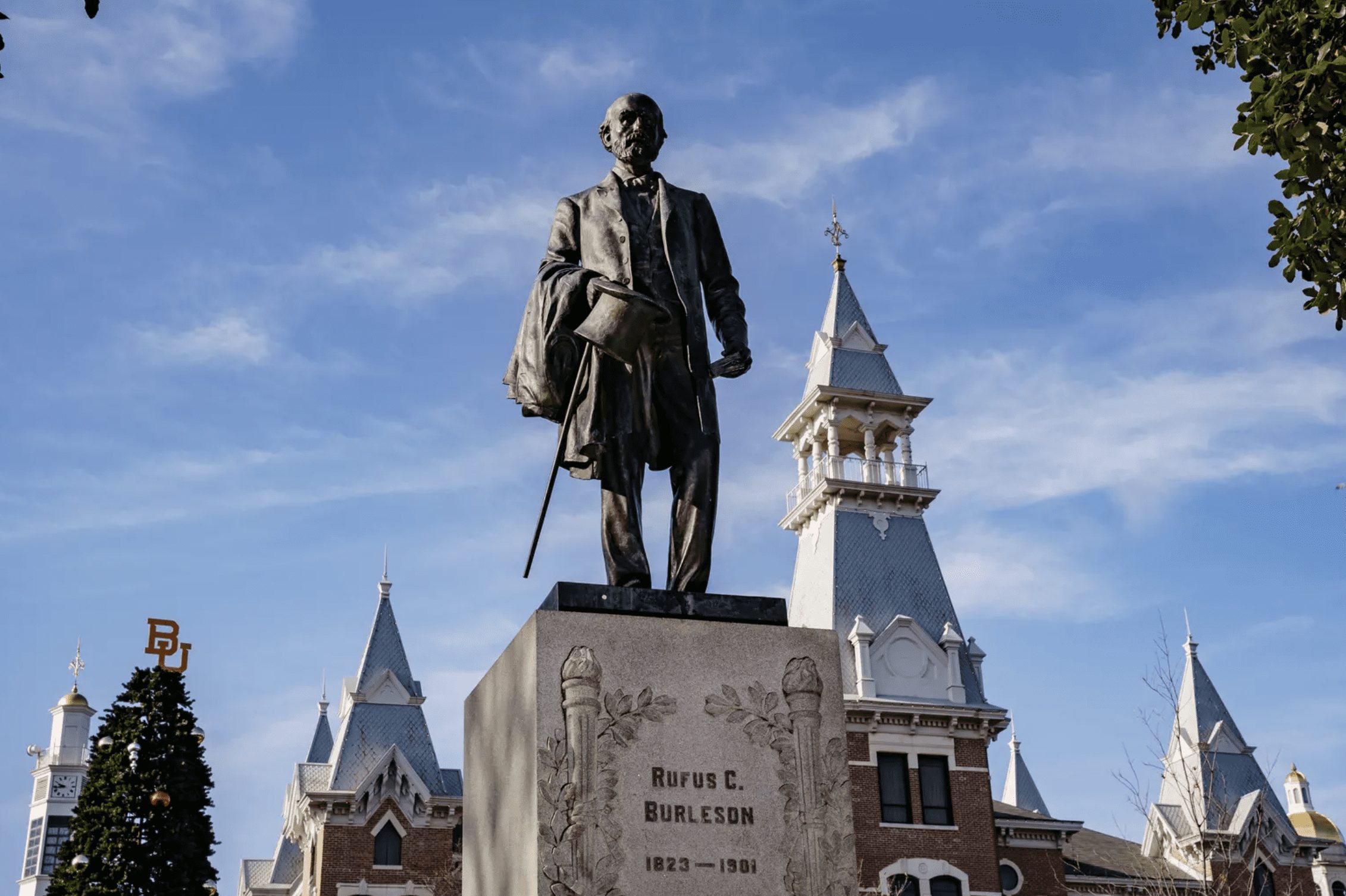 Baylor to Move Statue of President Rufus Burleson