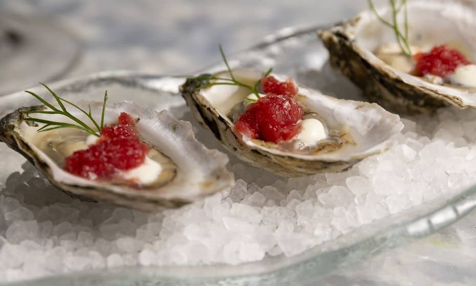 Close-up of Oysters from Dolce Riviera. | Image by Juan Figueroa, The Dallas Morning News