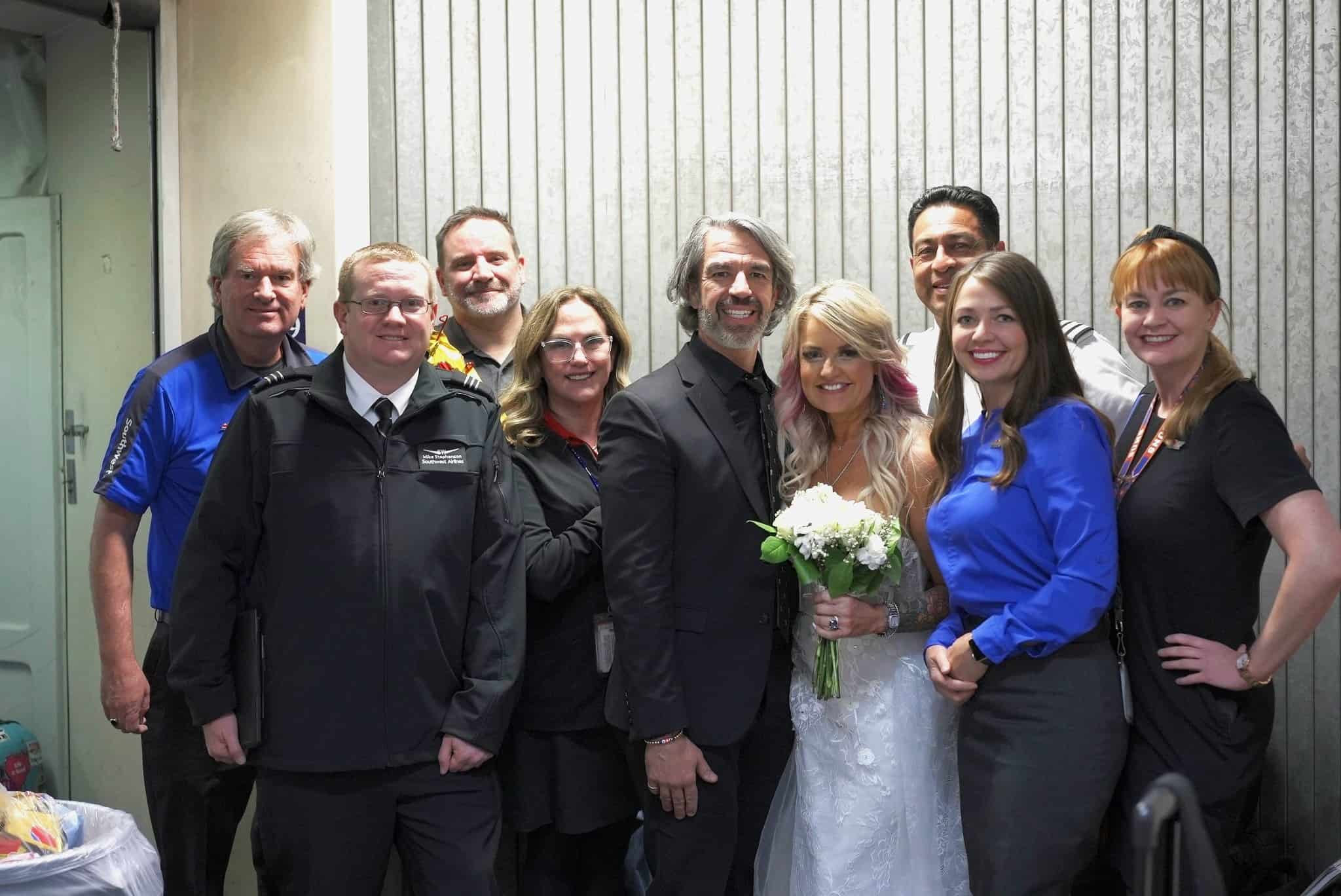 Couple Ties the Knot on Southwest Airlines Flight