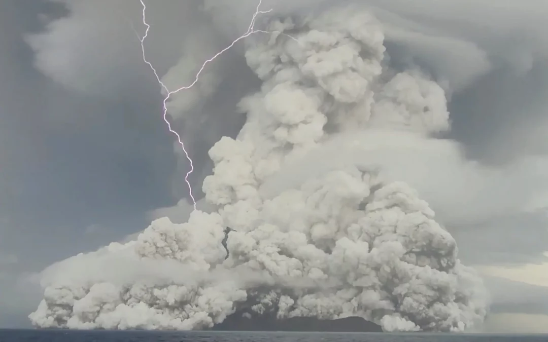 Tongan Volcano Eruption is Biggest Ever Recorded