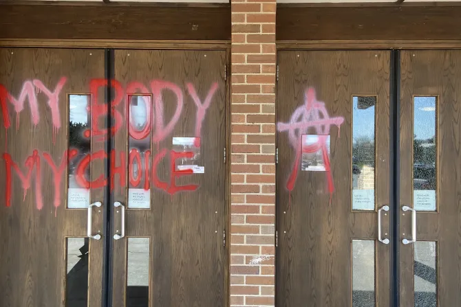 Churches Vandalized with Pro-Abortion Messages