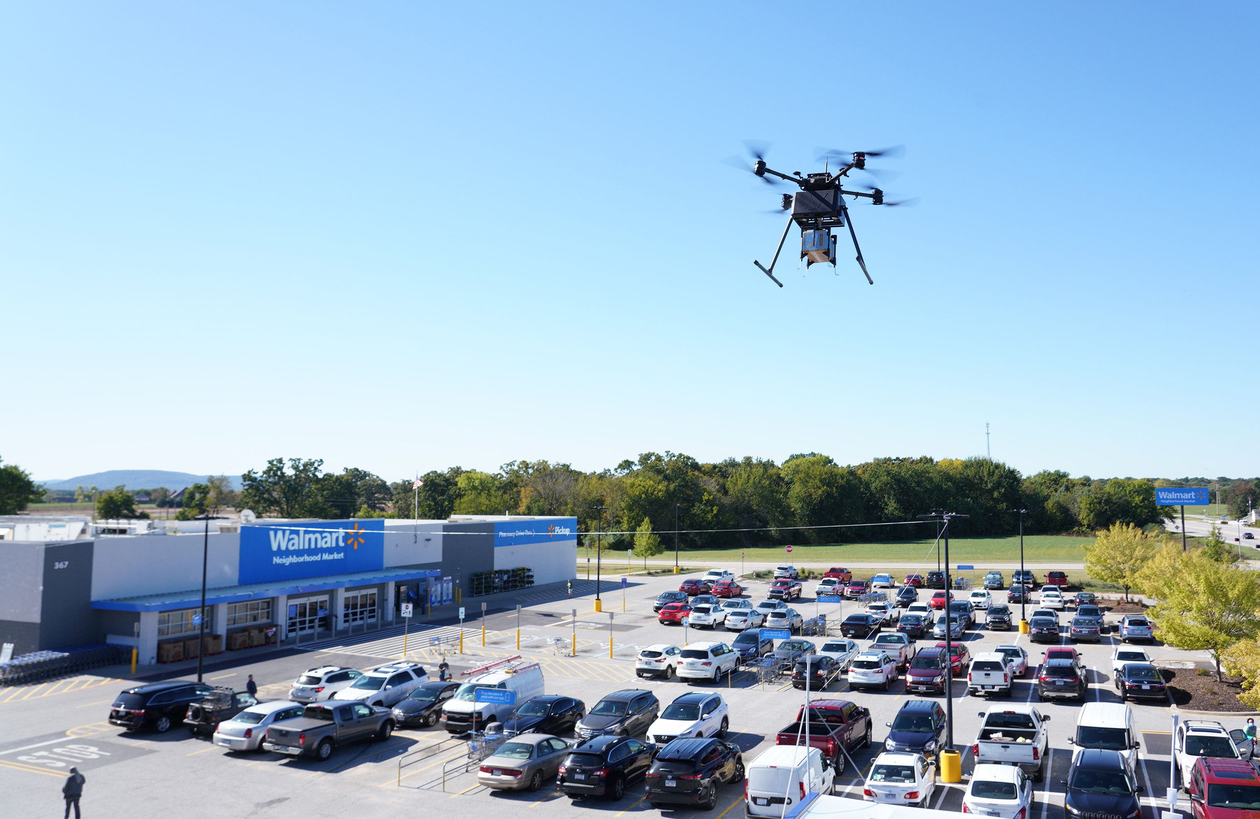 Walmart amplía la entrega de drones a seis estados, incluido Texas
