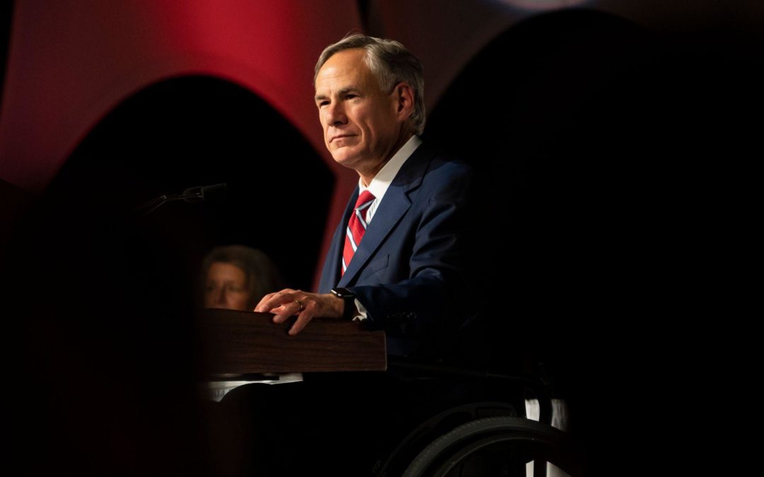 Gov. Abbott Holds Campaign Event Outside Republican Convention
