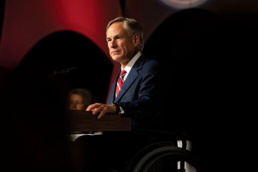 Gov. Abbott Holds Campaign Event Outside Republican Convention