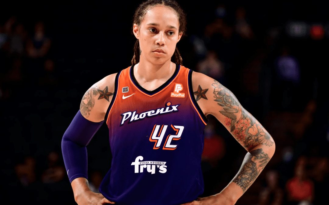 Brittney Griner comunicándose con jugadoras de la WNBA desde la cárcel rusa