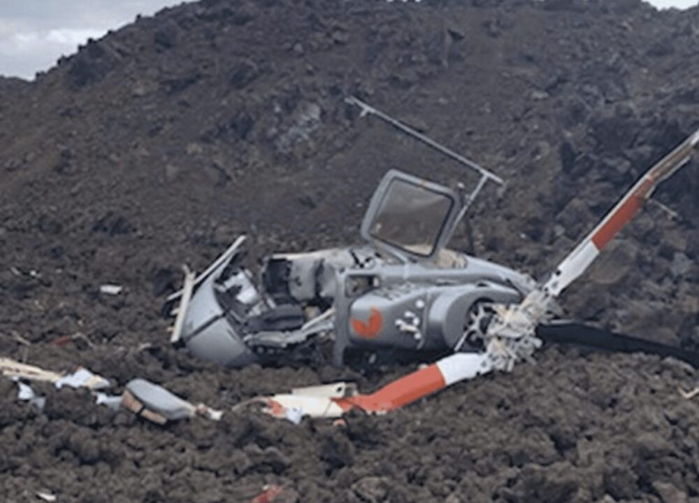 Helicopter Crash in Hawaiian Lava Field Has No Fatalities