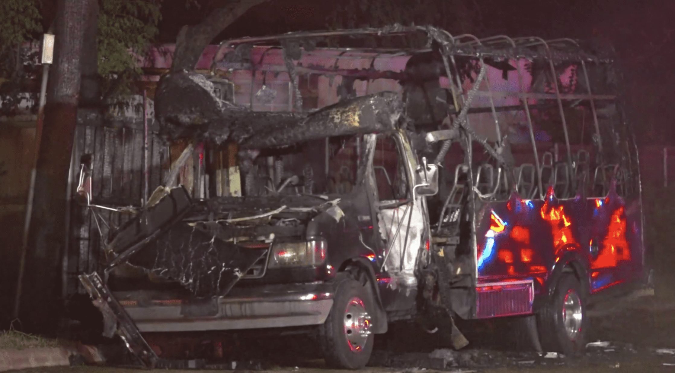 Dallas Party Bus Fire