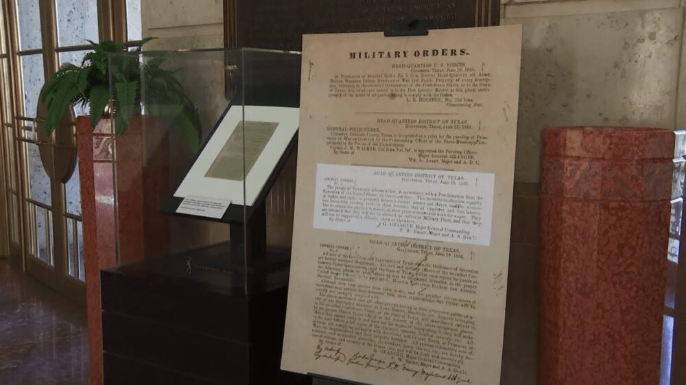 Original Juneteenth Document on Display in Dallas