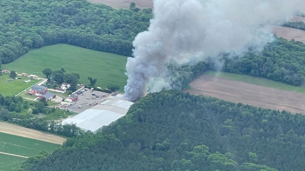 Wisconsin food plant fire