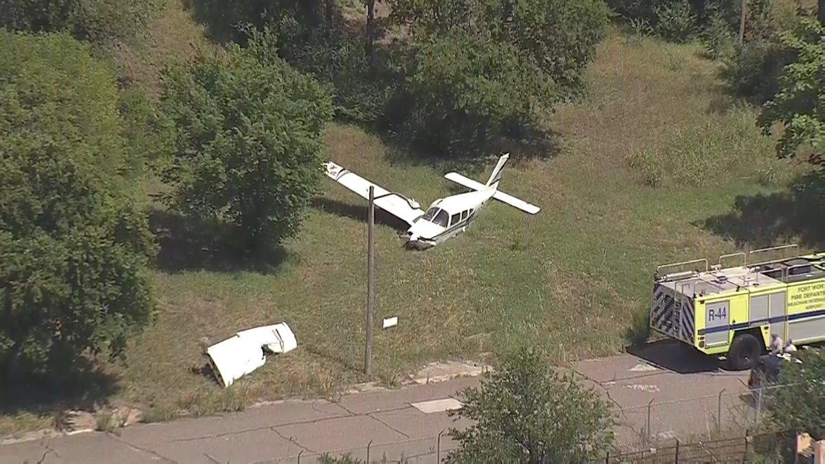 Plane Crashes Near Meacham International Airport