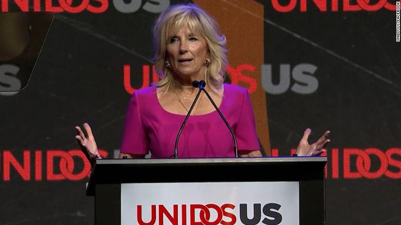 Jill Biden Criticized for Saying Latinos Are as 'Unique as Breakfast Tacos'
