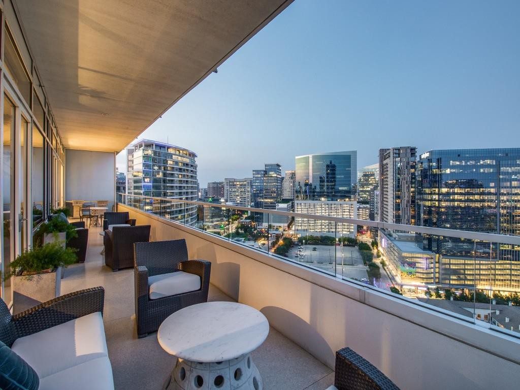 Balcony with a view. | Image by Douglas Elliman