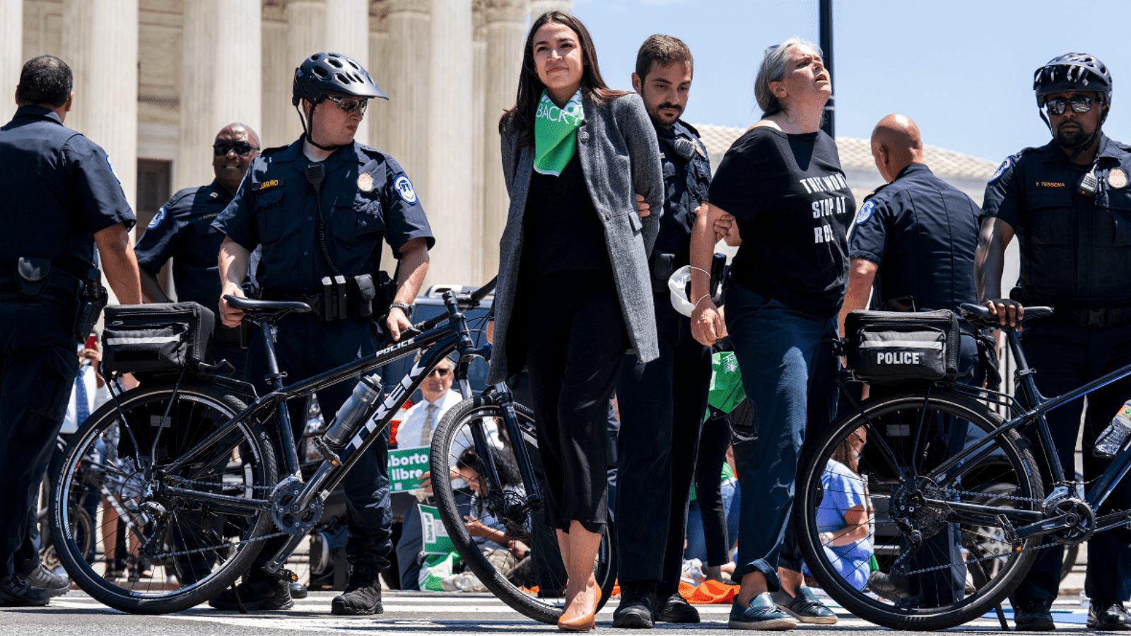 Members Congress 'Arrested' During Pro-Abortion Protest Outside Supreme Court