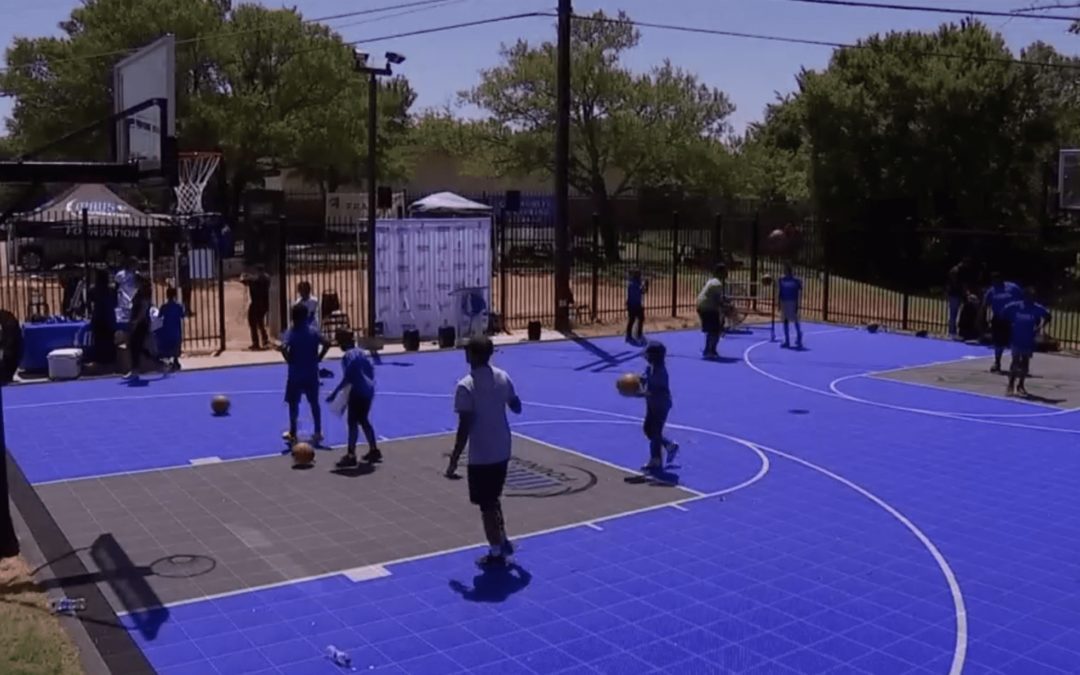 Dallas Mavericks Unveil New Local Basketball Court