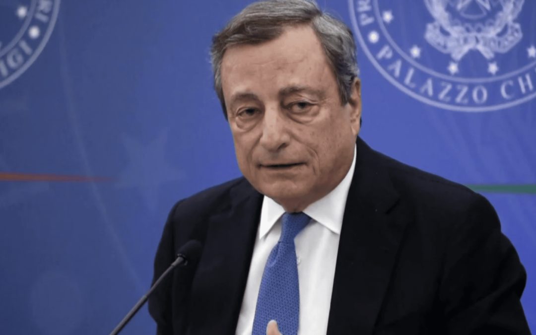 Italian Prime Minister Mario Draghi Announces Resignation