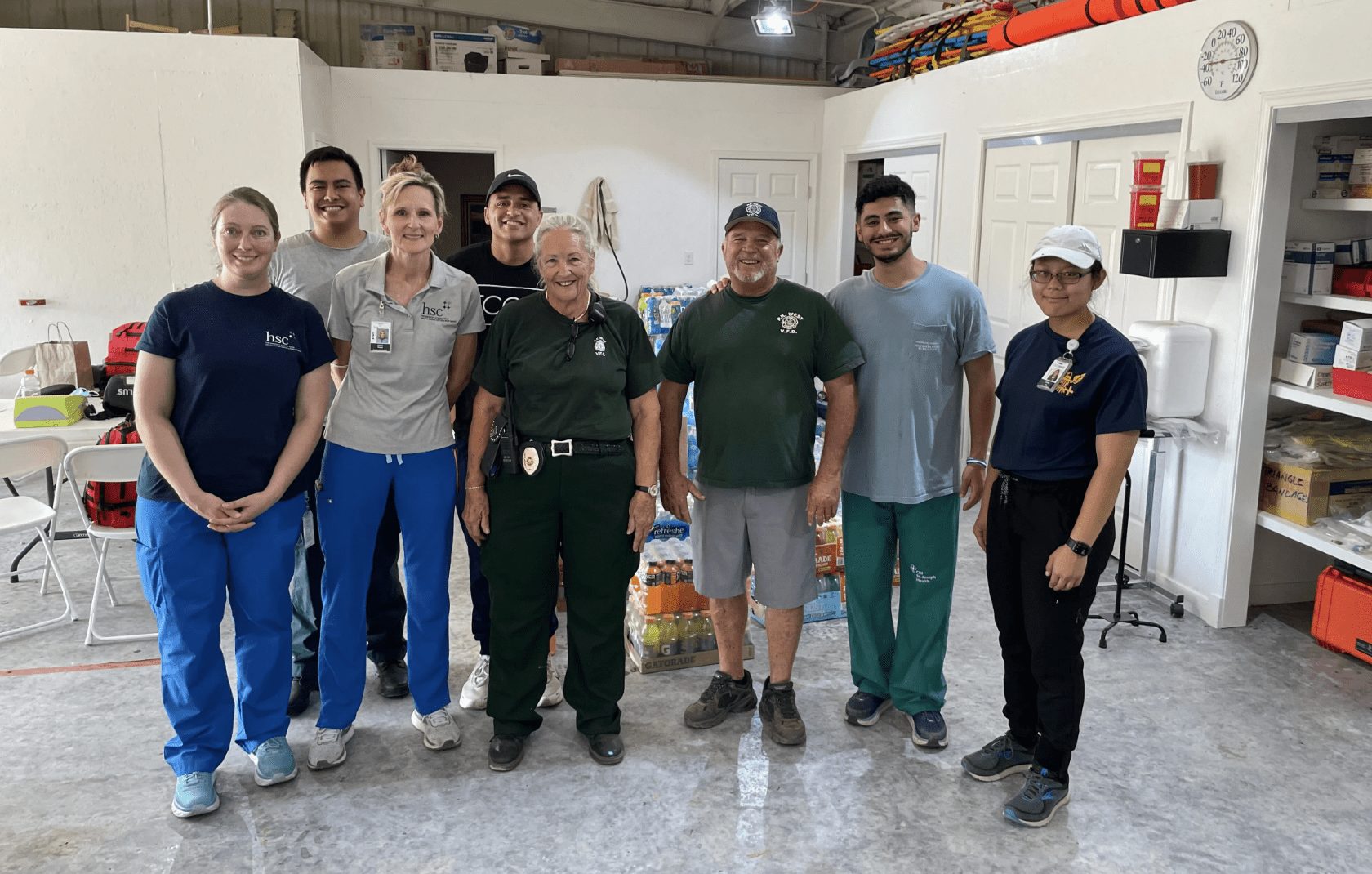 Texas Medical Students Deployed to Treat Firefighters
