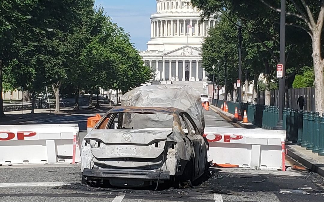 Man Allegedly Rams Capitol Barricade, Shoots Self