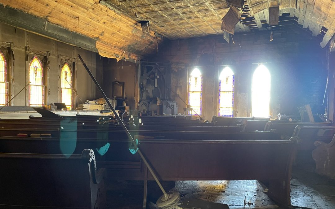 Historic DFW Church Fire