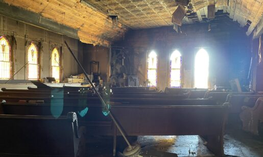 Historic DFW Church Fire