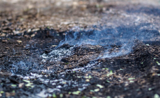 Suburban Grass Fire Nears School, Church