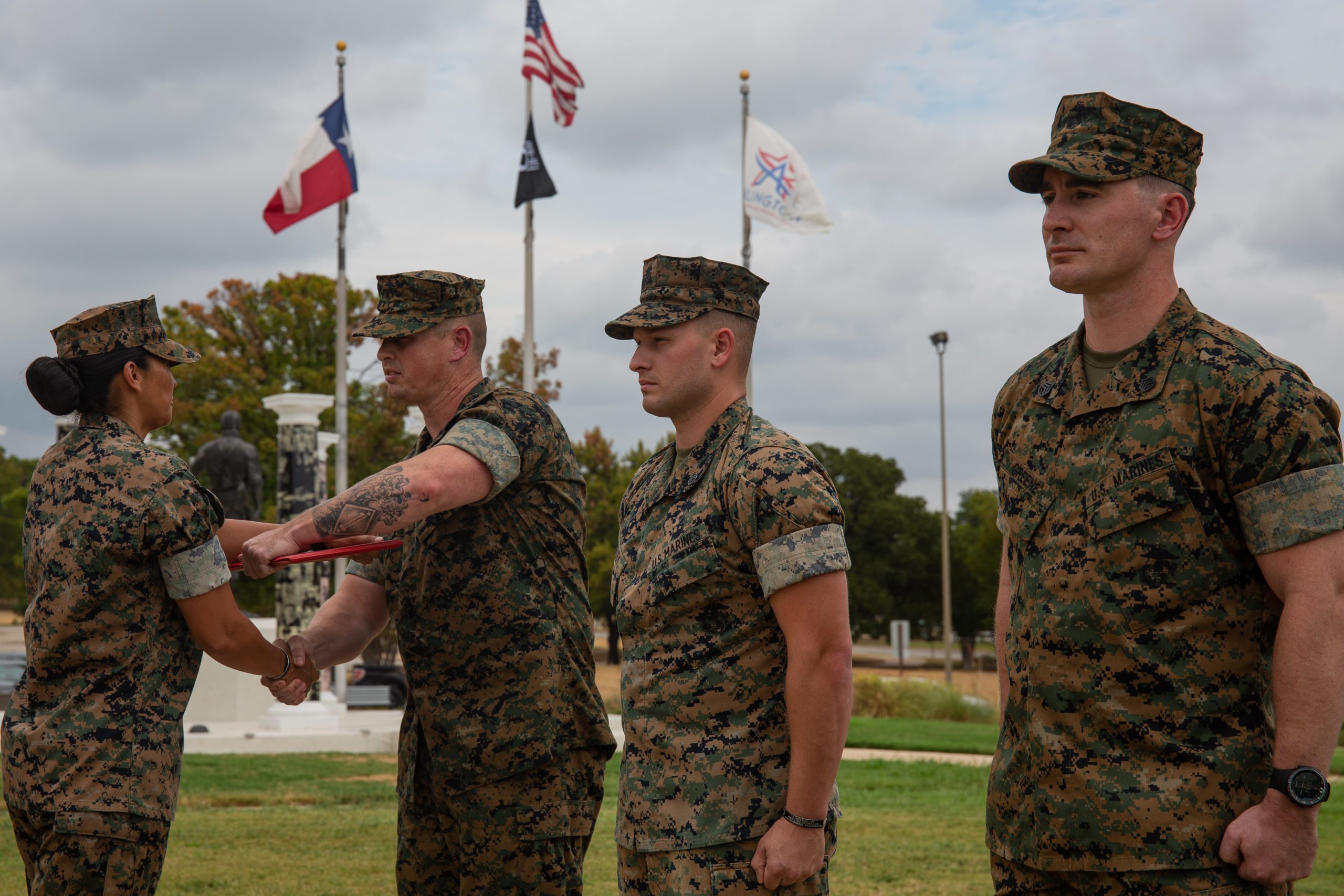 Three Marines Awarded Medals for Selfless Heroism