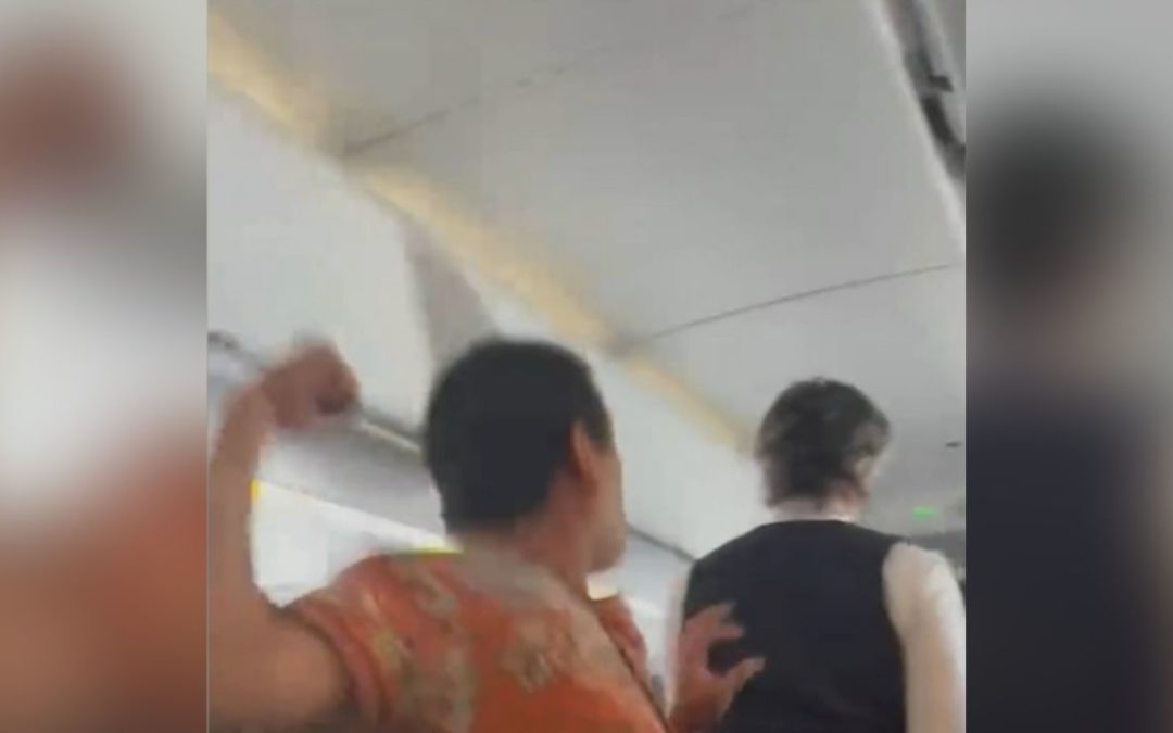 VIDEO: Airline Passenger Attacks Flight Attendant