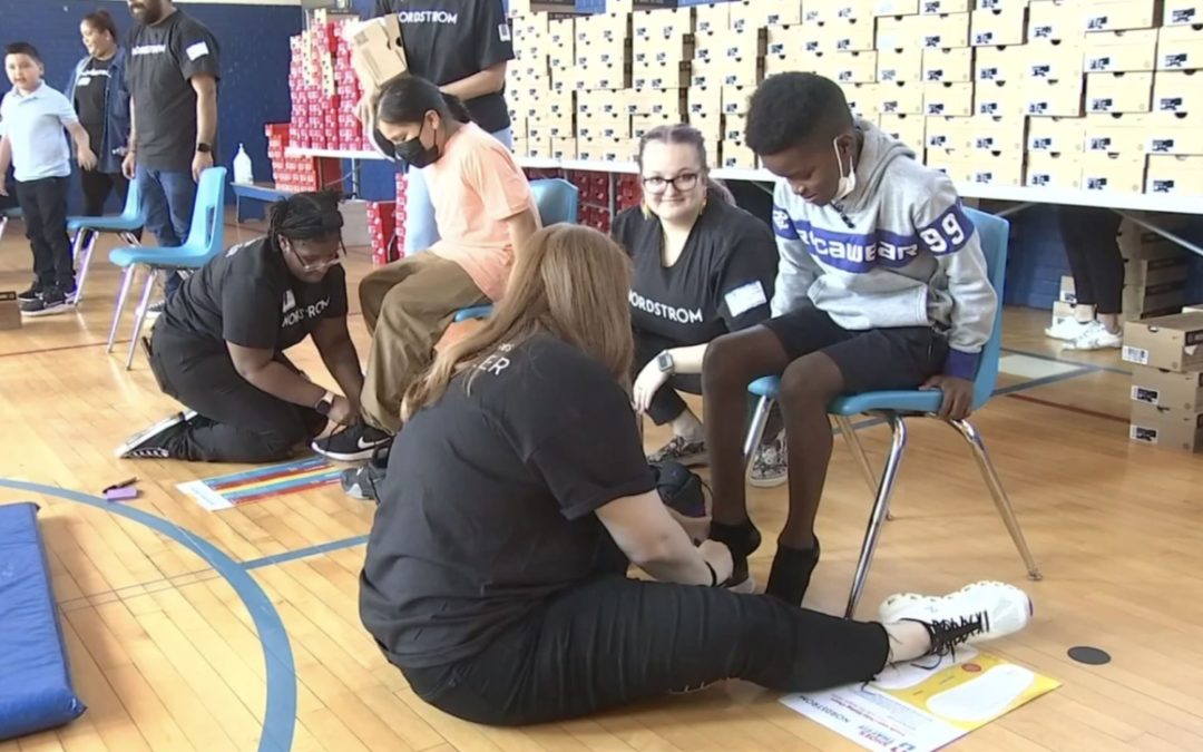 Dallas Students Get Much-Needed New Shoes