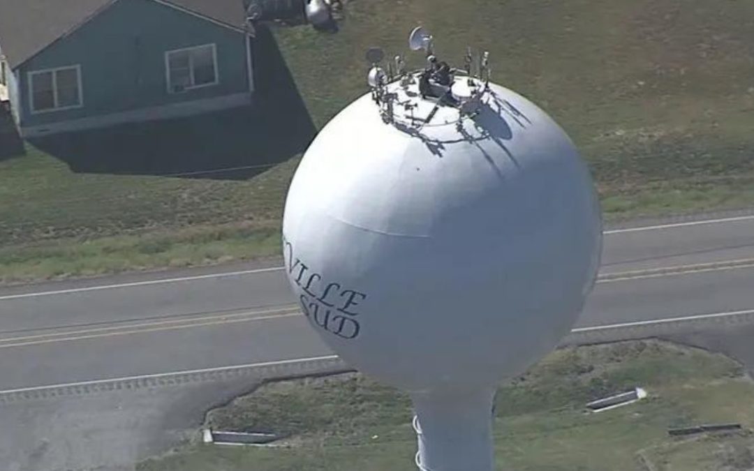 Local Worker Rescued From Water Tower