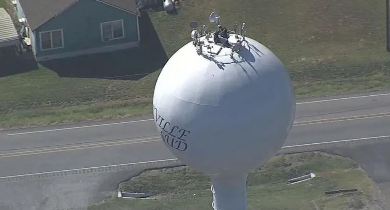 Local Worker Rescued From Water Tower