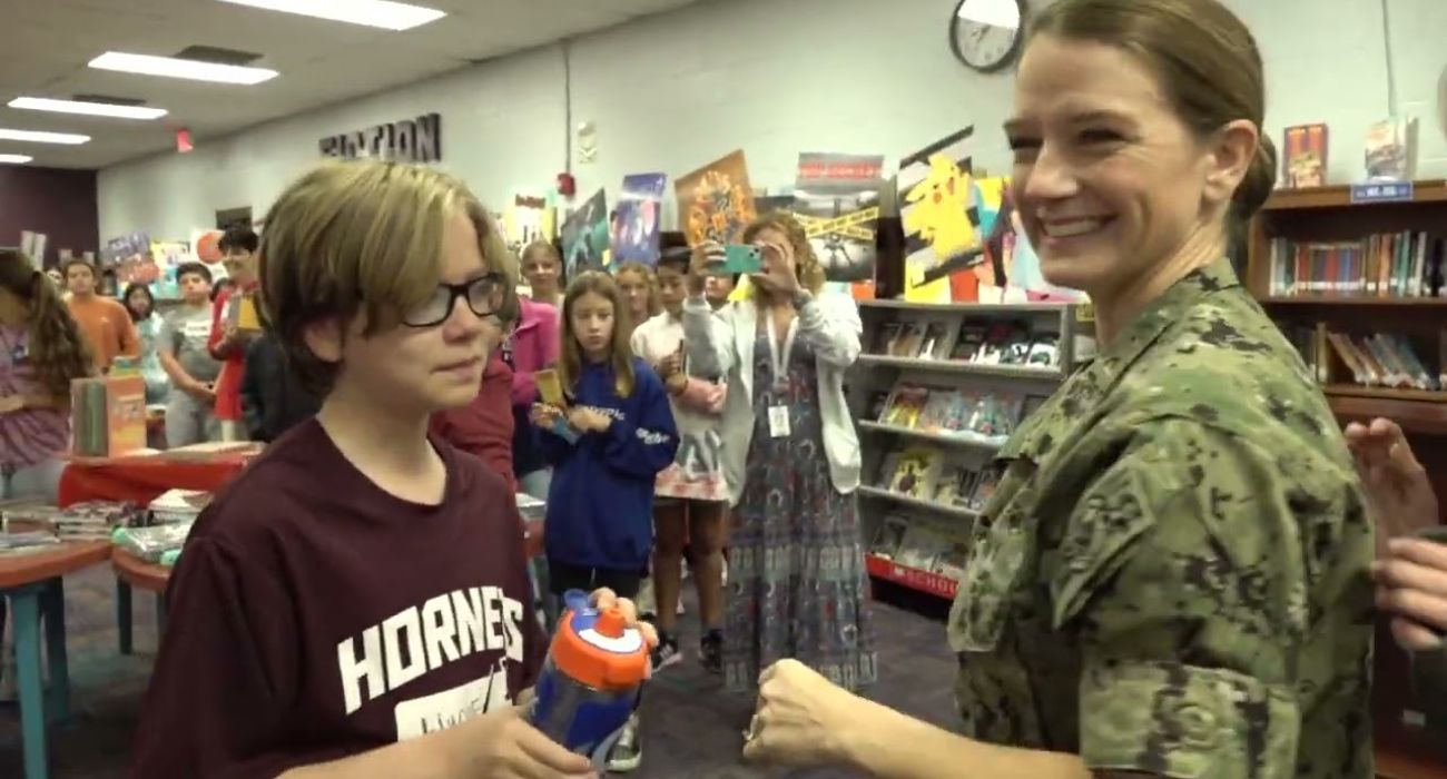 Mom Comes Back From Deployment to Surprise Kids