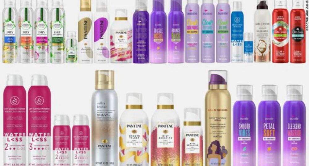 Dry Shampoos Voluntarily Recalled Due to Carcinogens