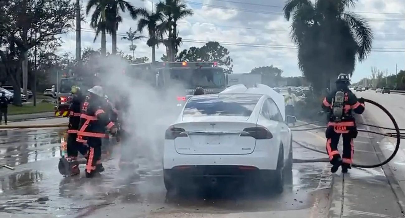 Electric Vehicles Catch Fire in Florida
