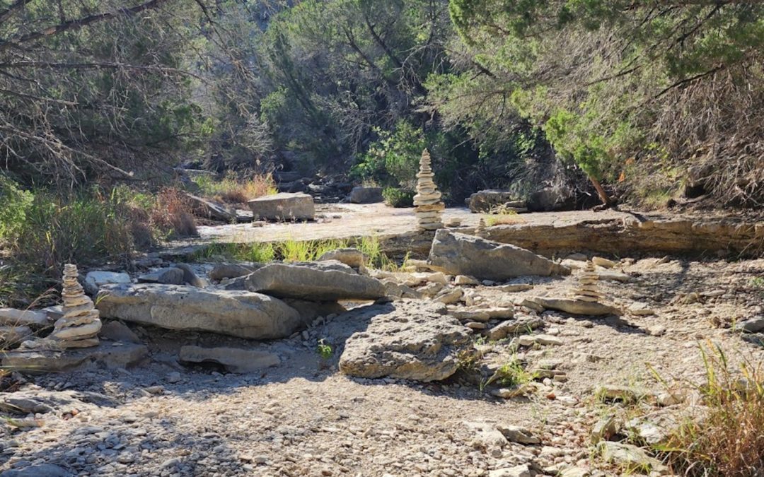 Parques estatales de Texas: no apiles rocas