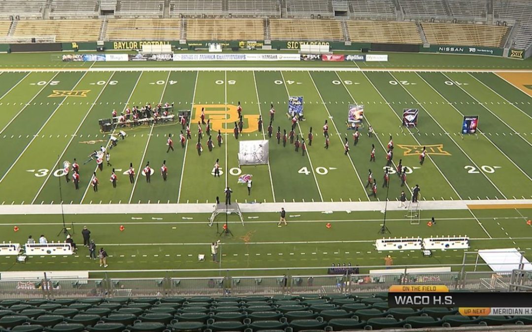 Texas Marching Bands Perform in Regional Competition