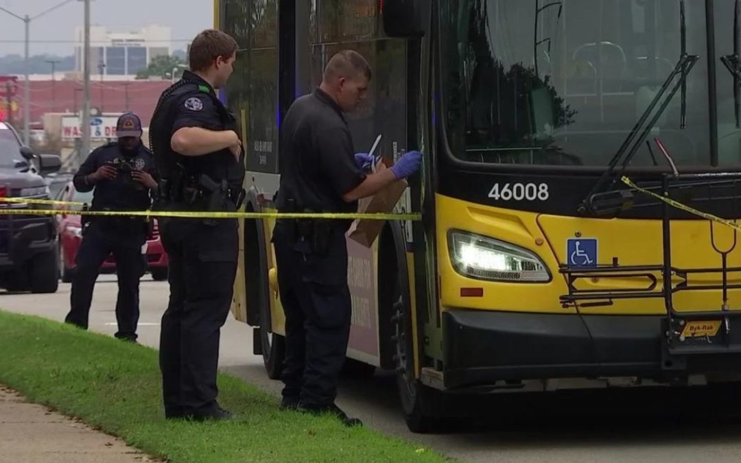 Los menores supuestamente empujan a un hombre mayor al autobús DART