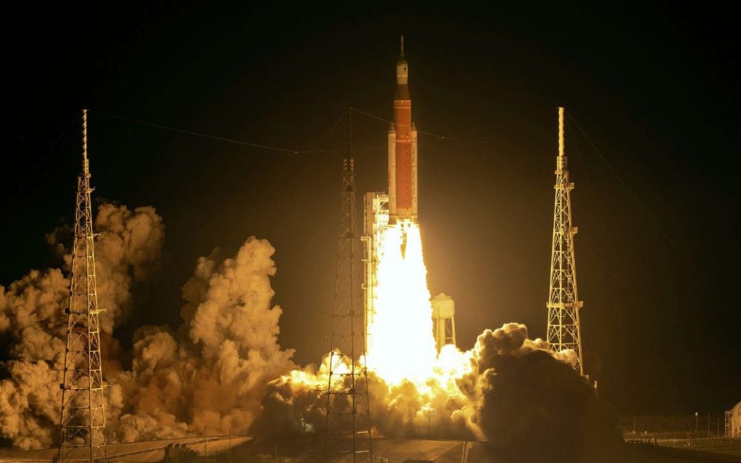 Artemis I Launches from Kennedy Space Center