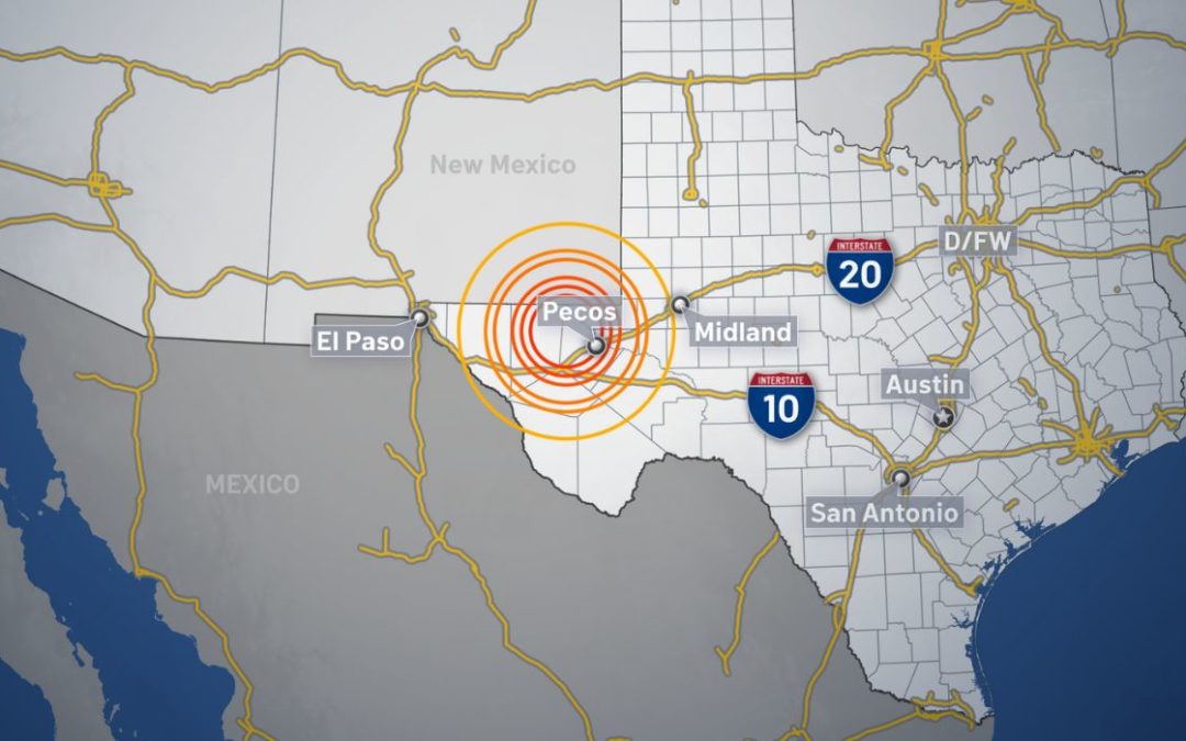 5.4 Magnitude Earthquake Strikes West Texas