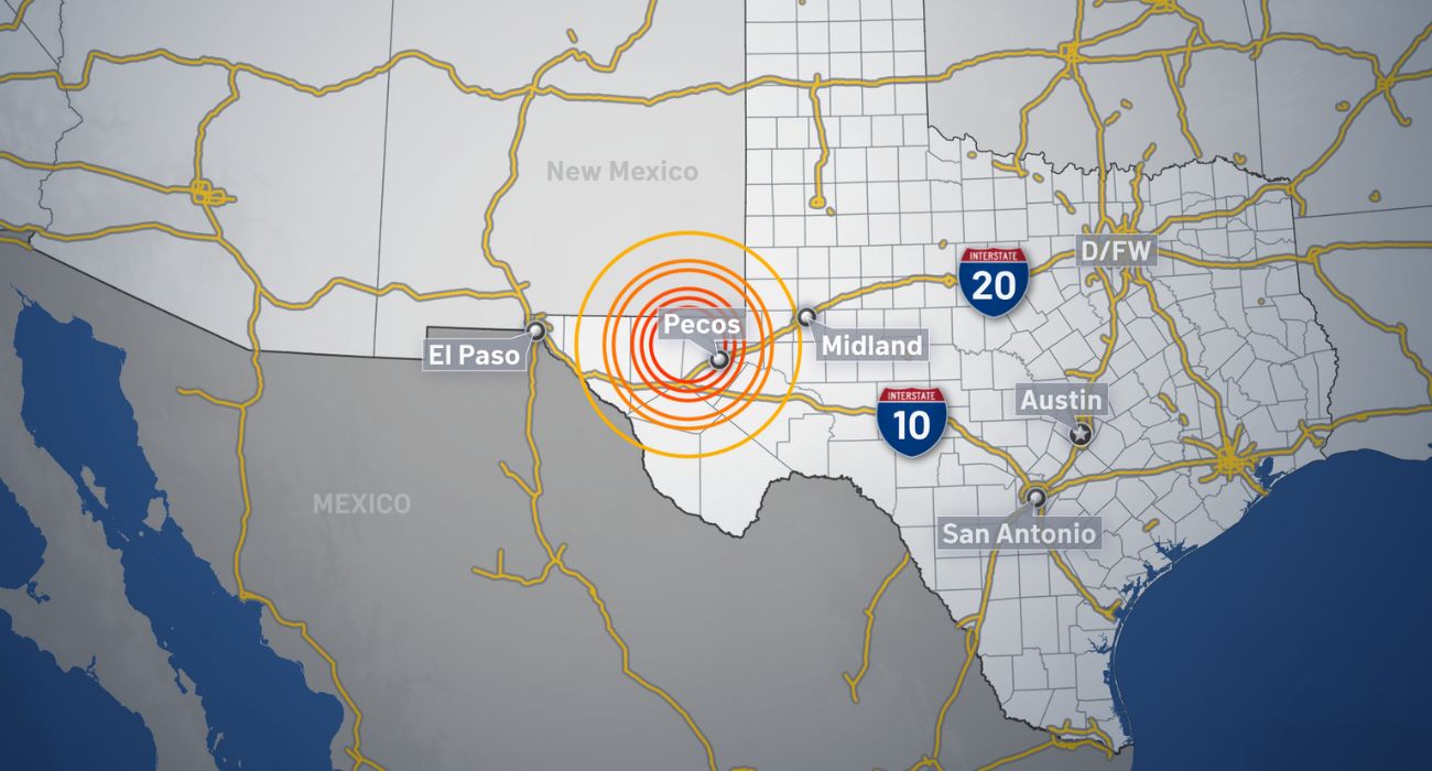 5.4 Magnitude Earthquake Strikes West Texas