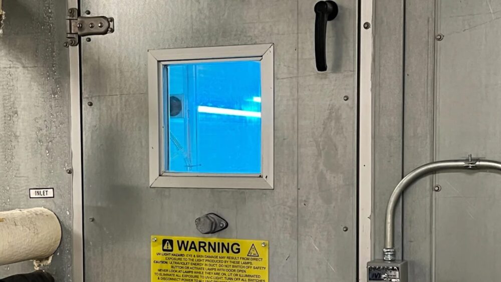 DFW International Airport Installs Germ-Killing Blue Light
