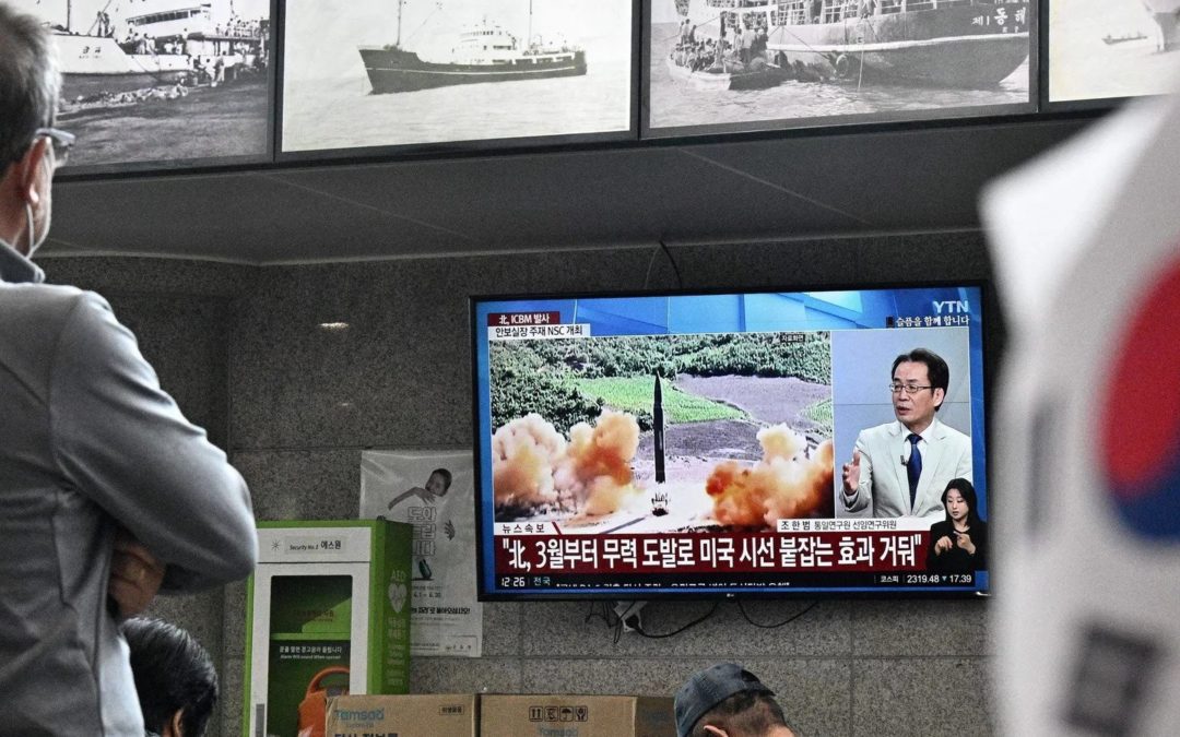 North Korea Fires Suspected ICBM over Japan