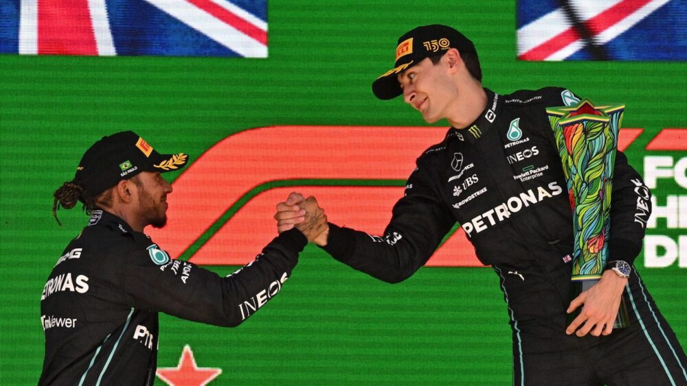 Russell, Mercedes Take First Victory in Brazil