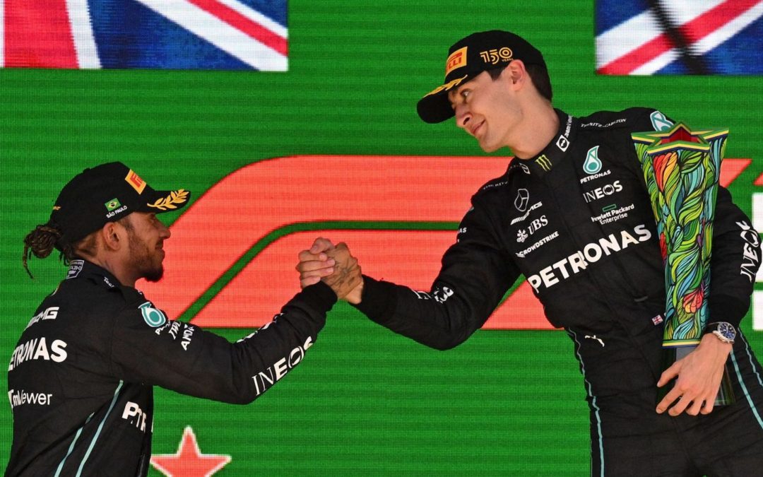 Russell, Mercedes Take First Victory in Brazil