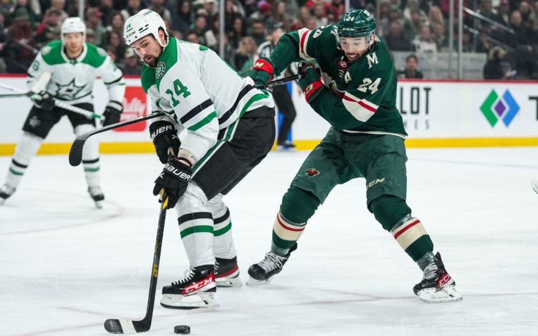 Stars Lose To Minnesota After Four-Goal Rally