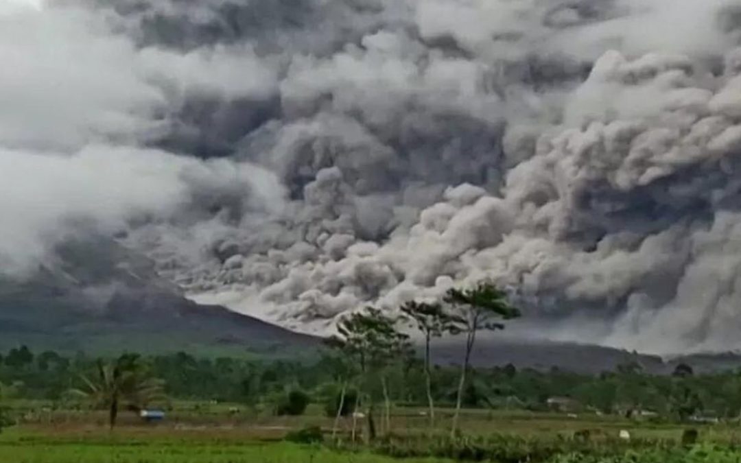 Mount Semeru Erupts in Indonesia