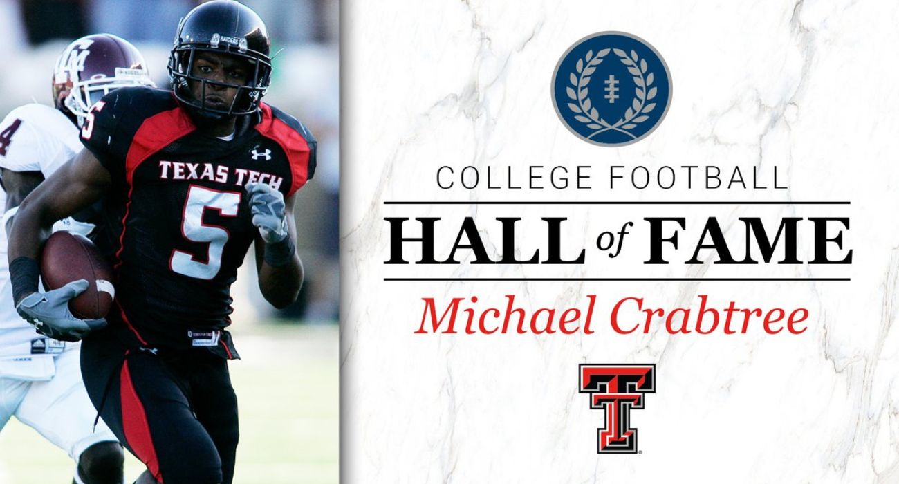 Michael Crabtree Inducted into CFB HOF