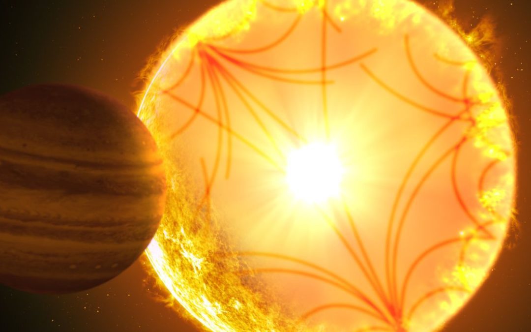 Doomed Exoplanet Falls Toward Star