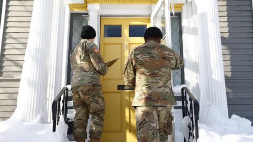 National Guard Goes Door-to-Door in Buffalo
