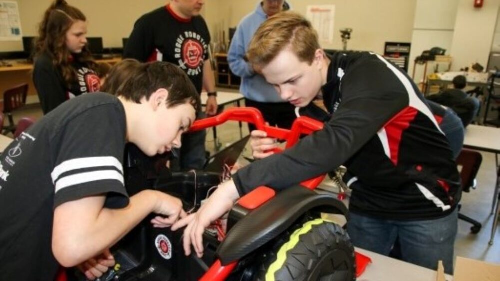 High School Robotics Team Build Wheelchairs