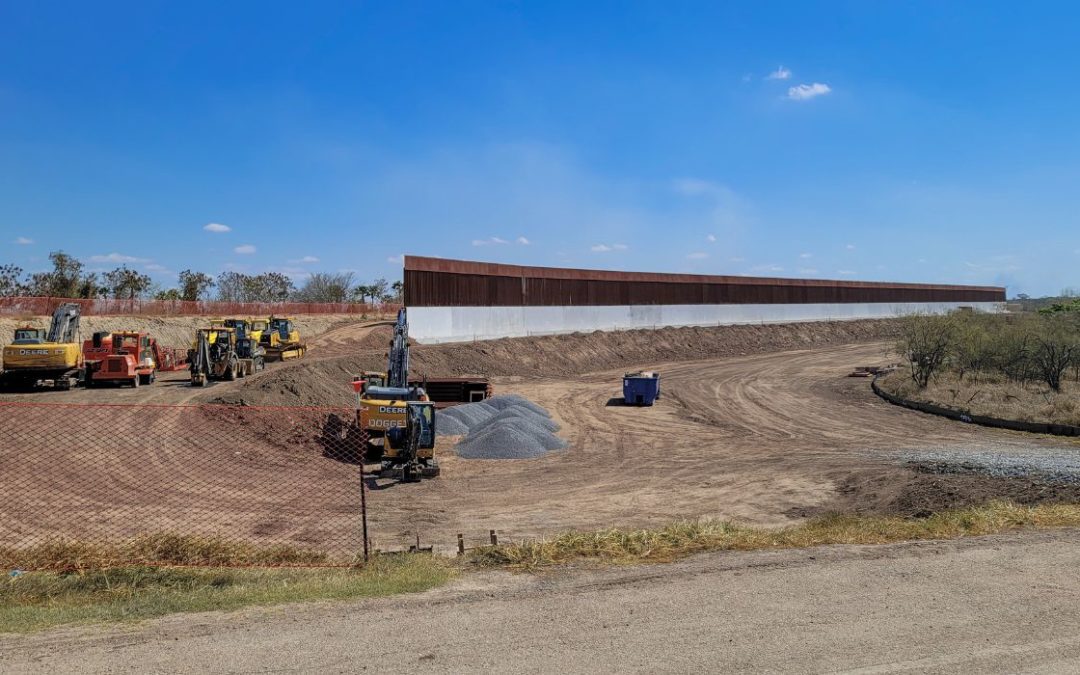 Texas Border Wall Under Construction